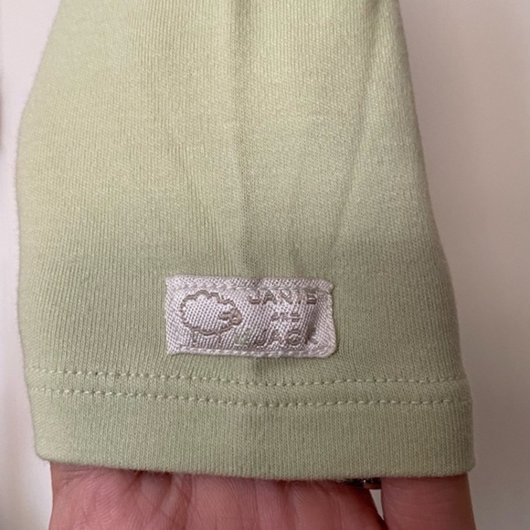 Janie and Jack Layette Long Sleeve One-Piece with Sheep Size 12-18M - Picture 4 of 8